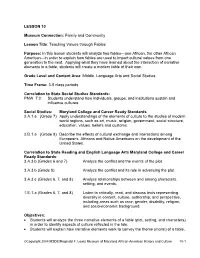 Teaching Values Through Fables