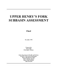 Upper Henry's Fork