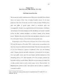 Chapter Three: Daily Life in the Public Domain, 1933–1938