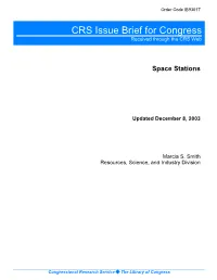 CRS Issue Brief for Congress Received Through the CRS Web