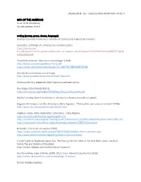 Engagement List: Suggestions from Mfa Faculty