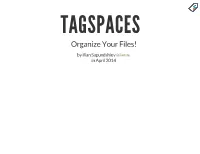 Organize Your Files!