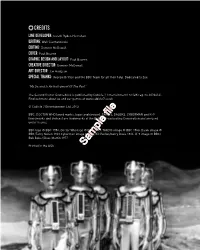Sample File the Second Doctor Sourcebook the Second Doctor Sourcebook