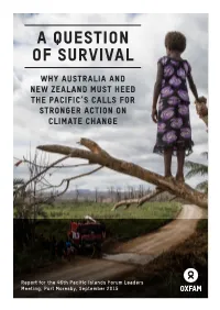 A Question of Survival Report