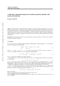 Arxiv:2011.07709V1 [Math.NA]