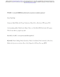 FF12MC: a Revised AMBER Forcefield and New Protein Simulation Protocol