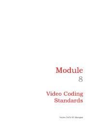Video Coding Standards