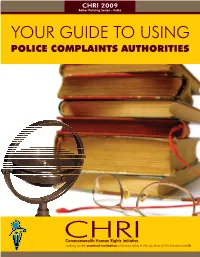 Your Guide to Using Police Complaints Authorities