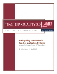 Teacher Quality 2.0