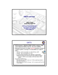 UMTS Overview