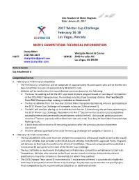 2017 Winter Cup Tech Packet FINAL