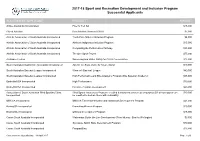 Download the List of Successful Projects for the 2017-18 Round PDF