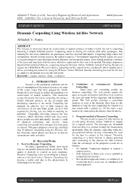 Dynamic Carpooling Using Wireless Ad-Hoc Network