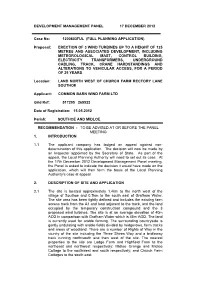 (FULL PLANNING APPLICATION) Proposal: ERECTION of 3 WIND