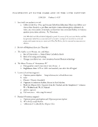 Polyphony at Notre Dame and in the 13Th Century 21M.220