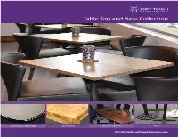 Table Top and Base Collection