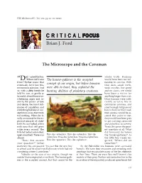The Microscope and the Caveman