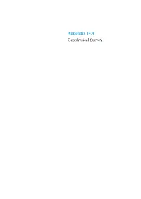 Appendix 14.4 Geophysical Survey