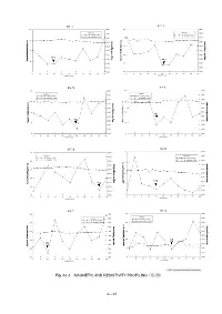 Fig. A6.3 MAGNETIC and RESISTIVITY PROFILING (16/20)