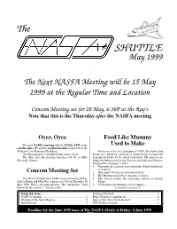 SHUTTLE May 1999