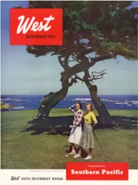 Southern Pacific ;Gat VISITS CALIFORNIA's RIVIERA • EUROPE CALIFORNIA's RIVIERA 1,, LATITUDE RIVIERA UNITED At/Ant 40