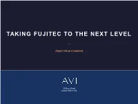 Taking Fujitec to the Next Level