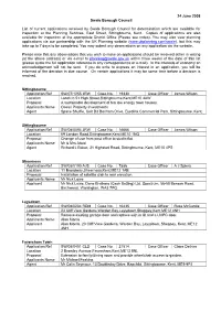 24 June 2008 Swale Borough Council List of Current Applications Received