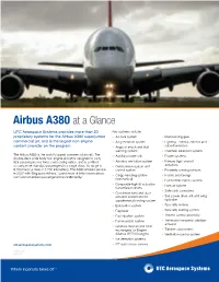 Airbus A380 at a Glance
