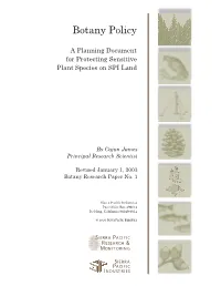 Draft SPI Botany Program