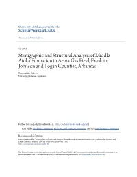 Stratigraphic and Structural Analysis of Middle Atoka Formation in Aetna Gas Field, Franklin, Johnson and Logan Counties, Arkans