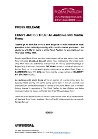 An Audience with Martin Kemp