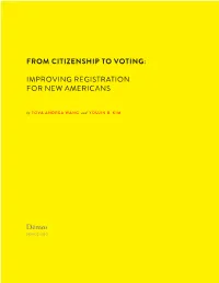 From Citizenship to Voting