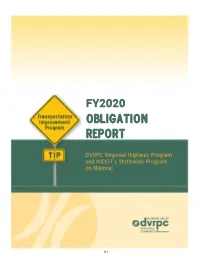 FY2020 Obligation Report