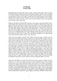 SUMMARY October 2004