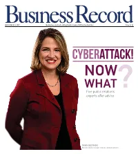 CYBERATTACK! NOW WHAT Five Public Relations ? Experts Oﬀer Advice