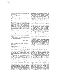 Message on the Observance of Rosh Hashana September 20, 1995