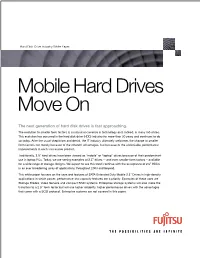 Mobile Hard Drives Move On