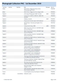 Photo Collection PHC Web Site List