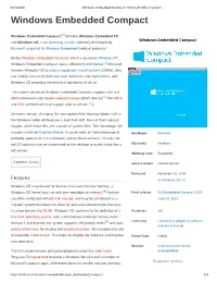 Windows Embedded Compact | Microsoft Wiki | Fandom Windows Embedded Compact