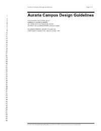 Campus Design Guidelines Page C-1