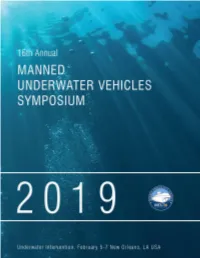 M T S M U V . O R G 1 Underwater Intervention 2019