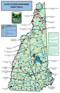 State of New Hampshire Ohrv Trails