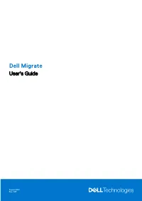 Dell Migrate User's Guide
