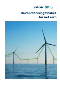 Revolutionising Finance for Net Zero