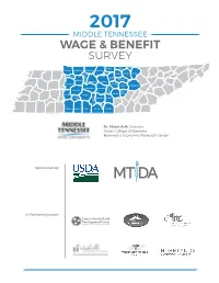 Wage and Benefit Survey 2