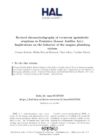 Revised Chronostratigraphy of Recurrent Ignimbritic Eruptions In