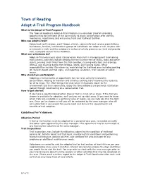 Adopt-A-Trail Handbook