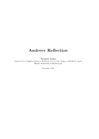 Andreev Reflection 36