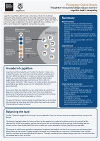 Cognitive Load Theory