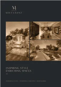 Inspiring Style Enriching Spaces